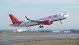 Air India aircraft takes off