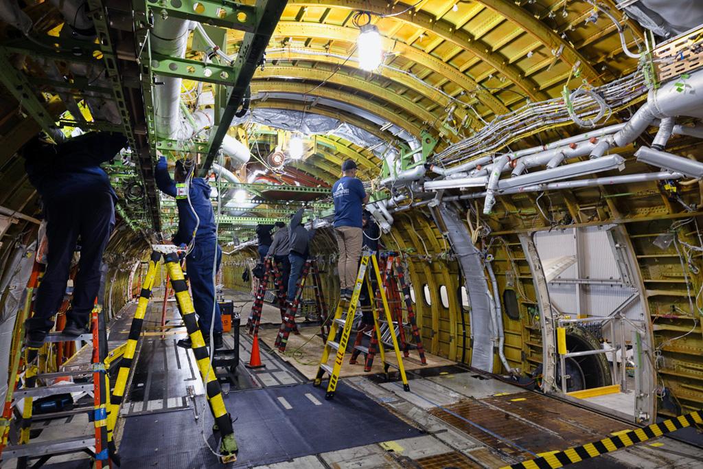 Launch Technical Workforce Solutions technicians working at Aspire MRO