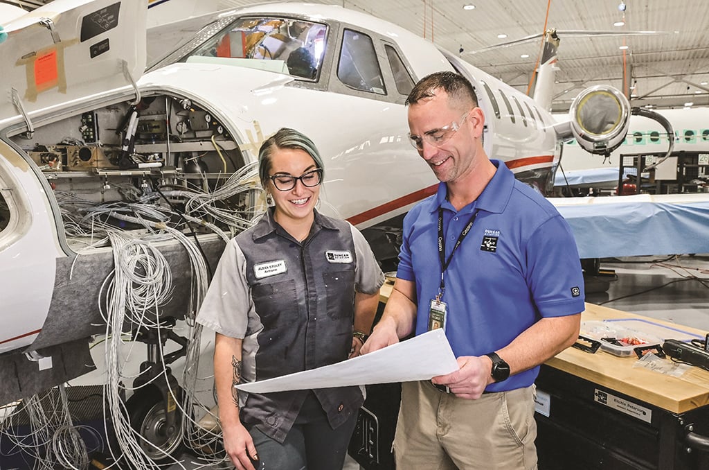 aircraft technicians