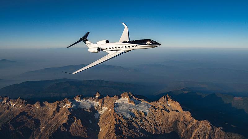 Gulfstream Aerospace's G700 in flight