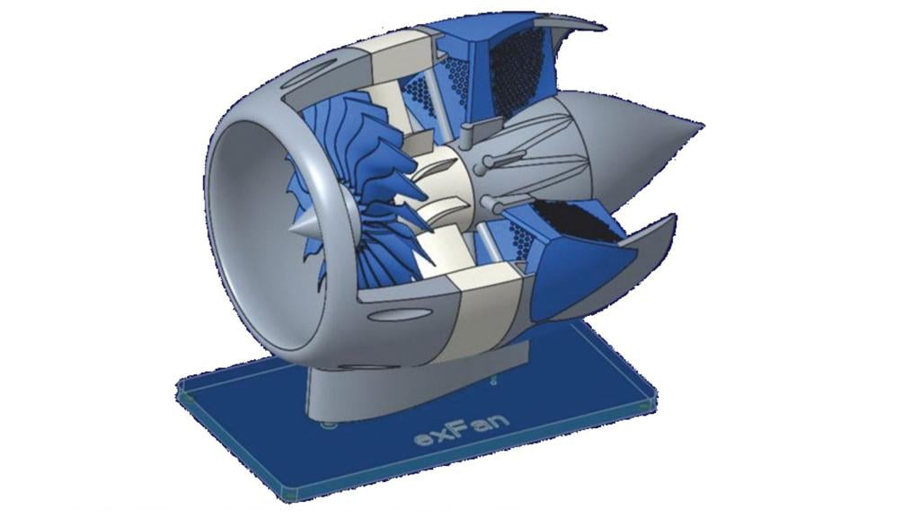 hydrogen-electric geared fan