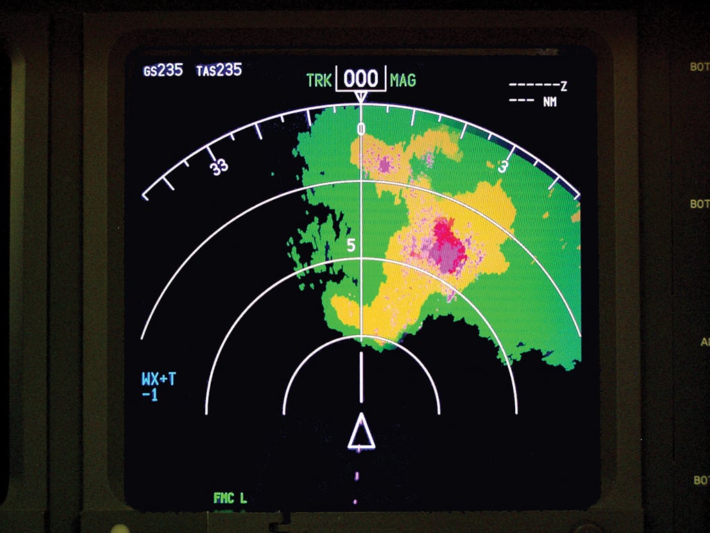 turbulence on radar