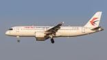 Comac C919 flying through air