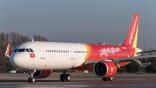 Vietjet Airbus A321neo on runway